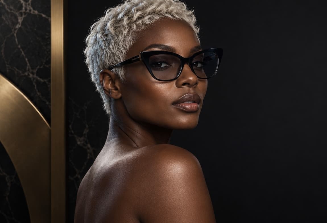 Tortoiseshell cat-eye sunglasses in warm sunlight