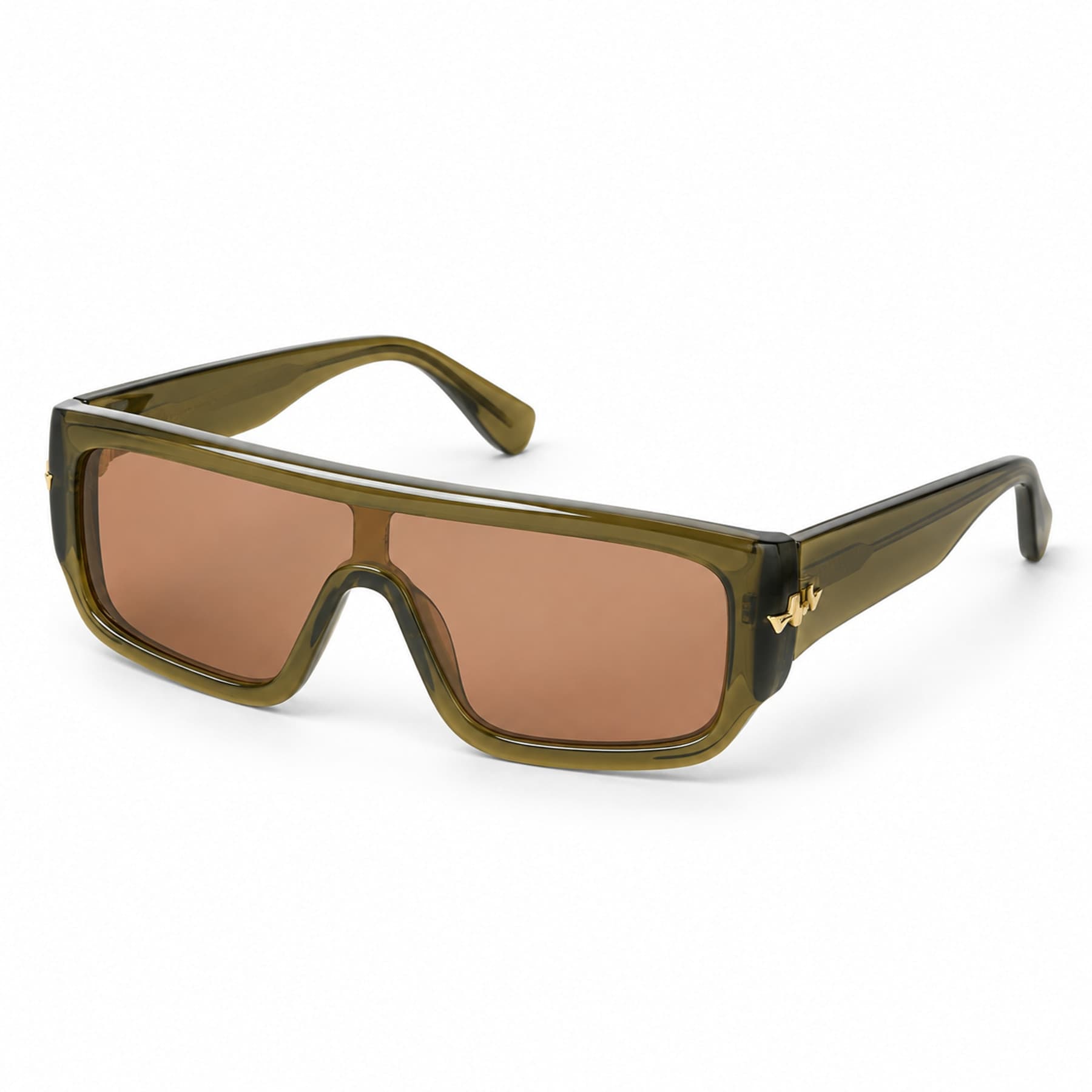 Fendi - Screen Sunglasses in Transparent Green Acetate (FOL609) FOL609V1PF1YBU