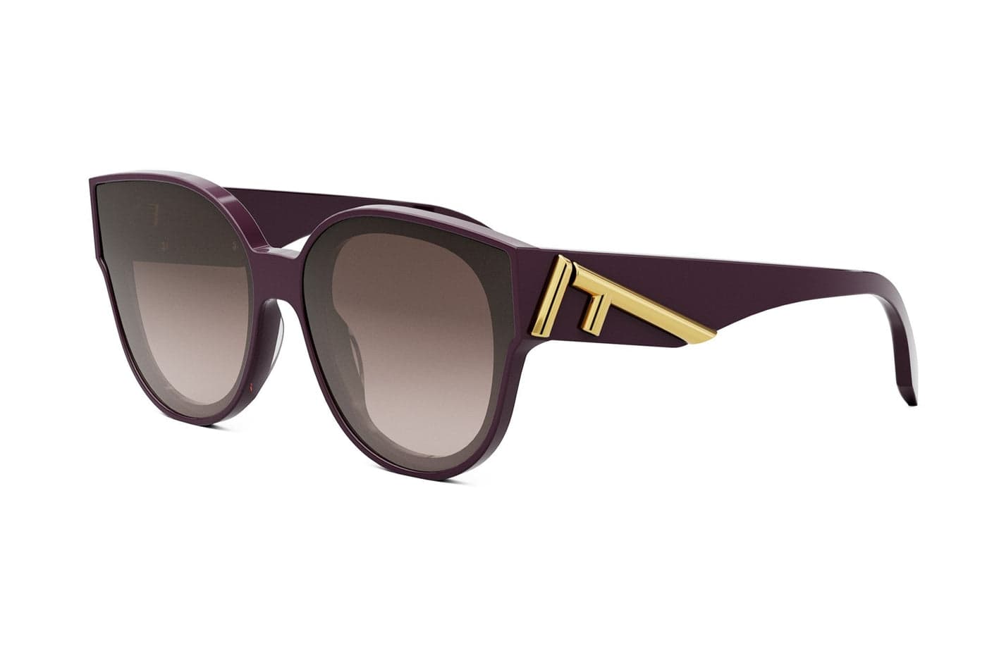 Fendi - First Round Sunglasses (Violet | Brown)