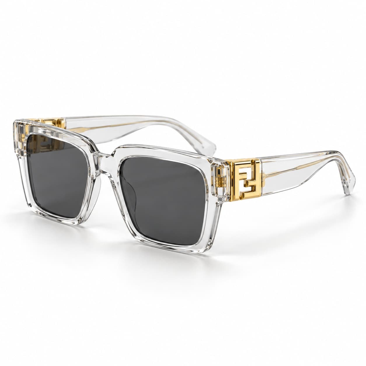 Fendi - Transparent Square Sunglasses